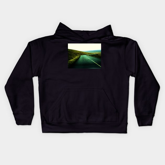 Straight  Lines Kids Hoodie by Ladymoose